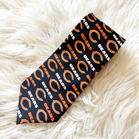 Ralph Marlin Other - Ralph Marlin Vintage 2000 Chicago Bears Diagonal Logo Men’s Tie